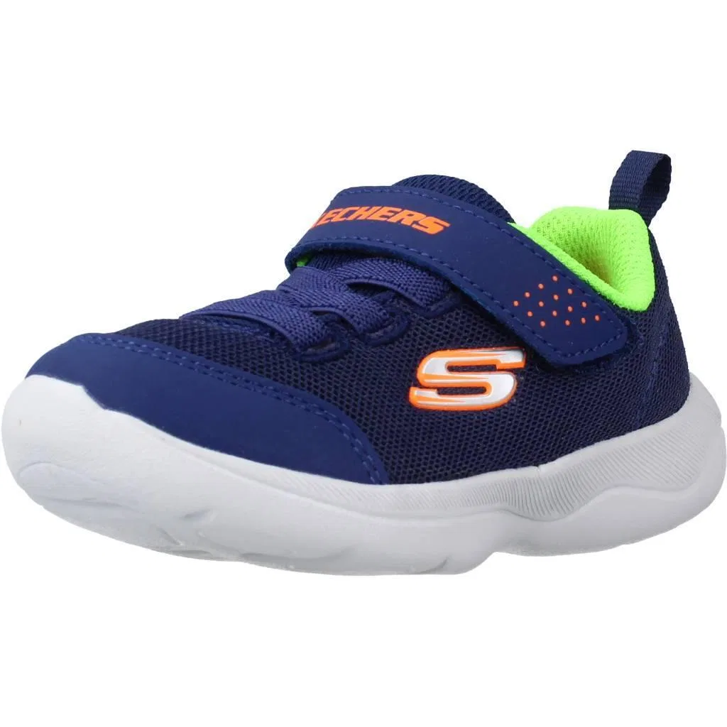 Детские кроссовки с принтом Skech-Stepz 2.0-Mini Wanderer Skechers, Dunkelblau Grun