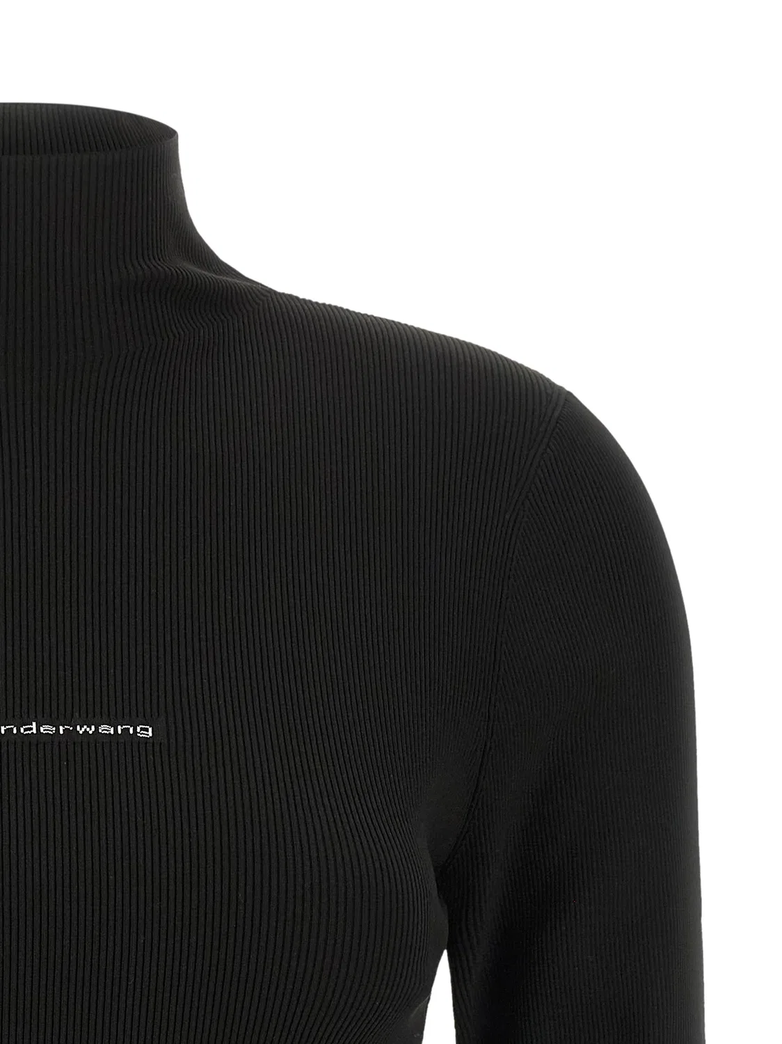 Женский свитер с высоким воротом Alexander Wang, Black — фото 3