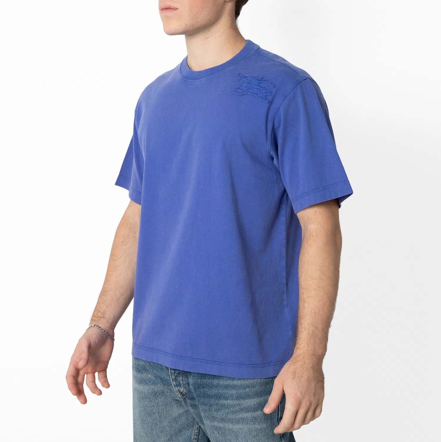 Футболка хлопковая с принтом Signature Equestrian Knight Emblem Cotton T Shirt Burberry, Knight — фото 3