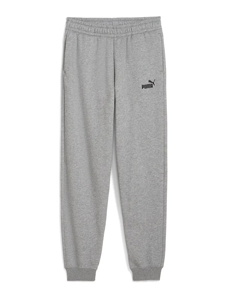 Спортивные брюки PUMA Tapered Workout Pants 'ESS No. 1' в серо-пятнистом цвете