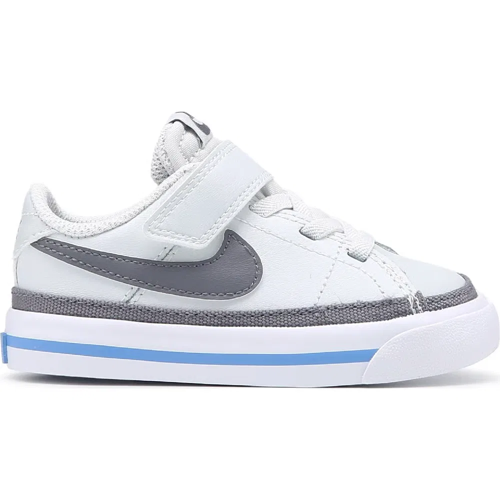 Детские низкие кроссовки Court Legacy для малышей Nike, Grey/Blue — фото 2