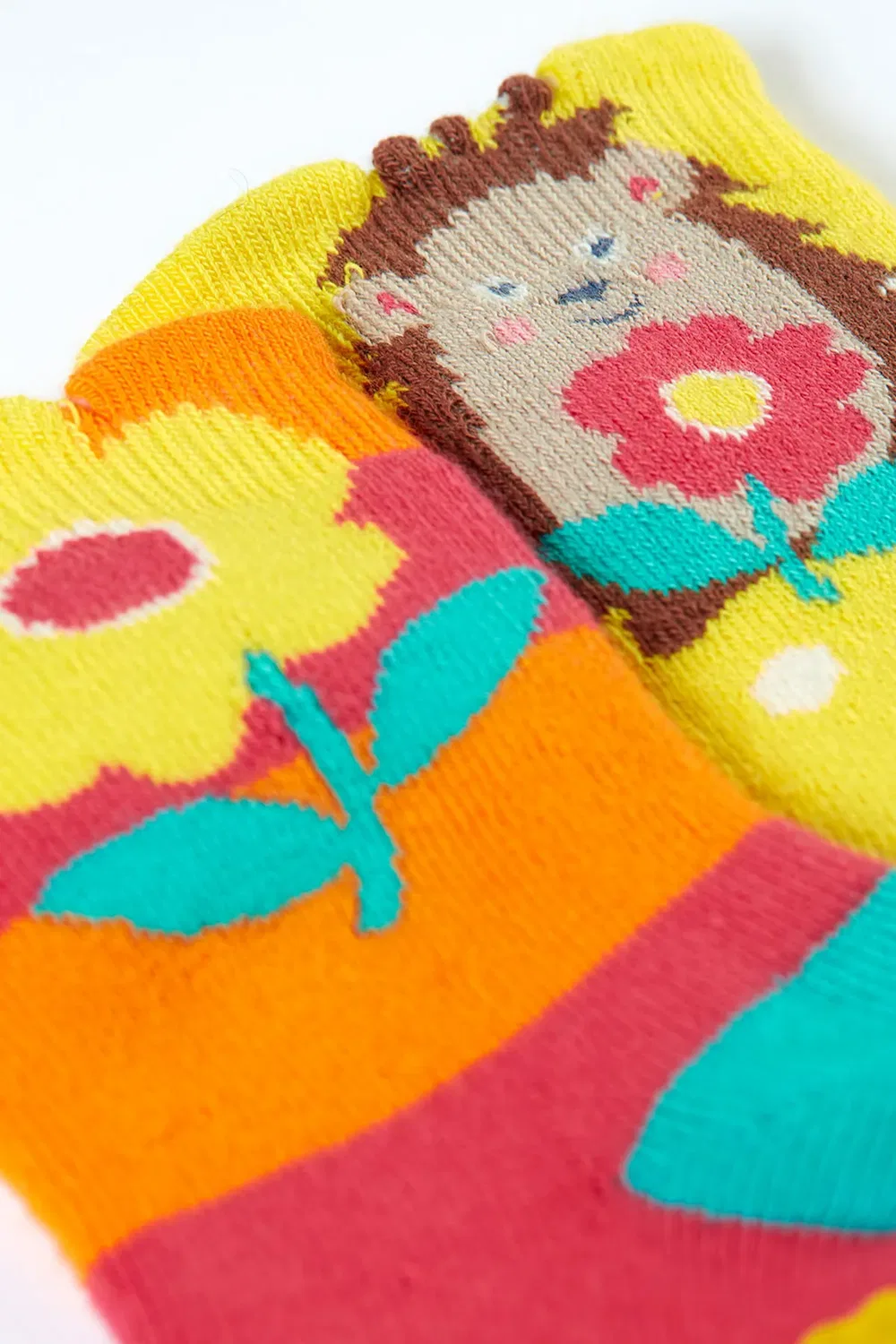 Носки с нескользящей подошвой, комплект из 2 пар, Frugi, Multi — фото 3