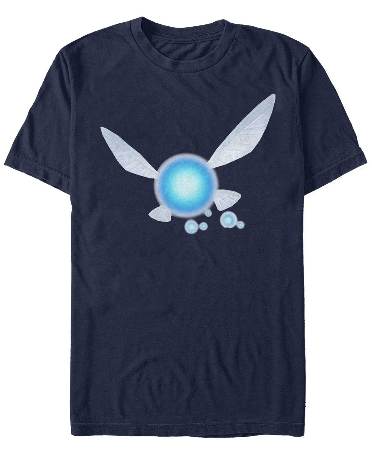 

Мужская футболка zelda ocarina of time navi logo с коротким рукавом nintendo Fifth Sun, синий