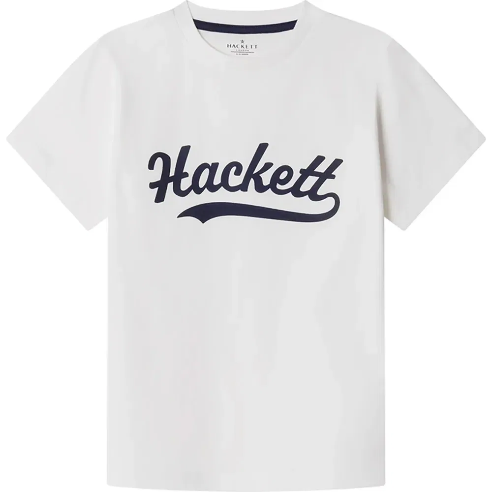 Детская футболка с коротким рукавом Logo Hackett, White