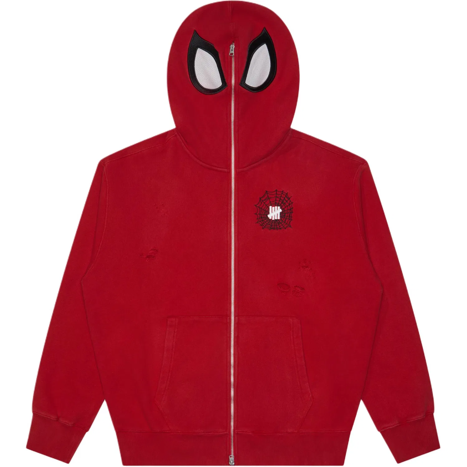 Детский свитшот с капюшоном Spider Man Collaboration Collection UNDEFEATED, Red