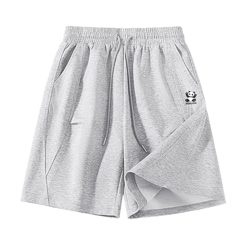 Детские шорты-парашютисты унисекс хлопковые Tonlion, Heather Grey