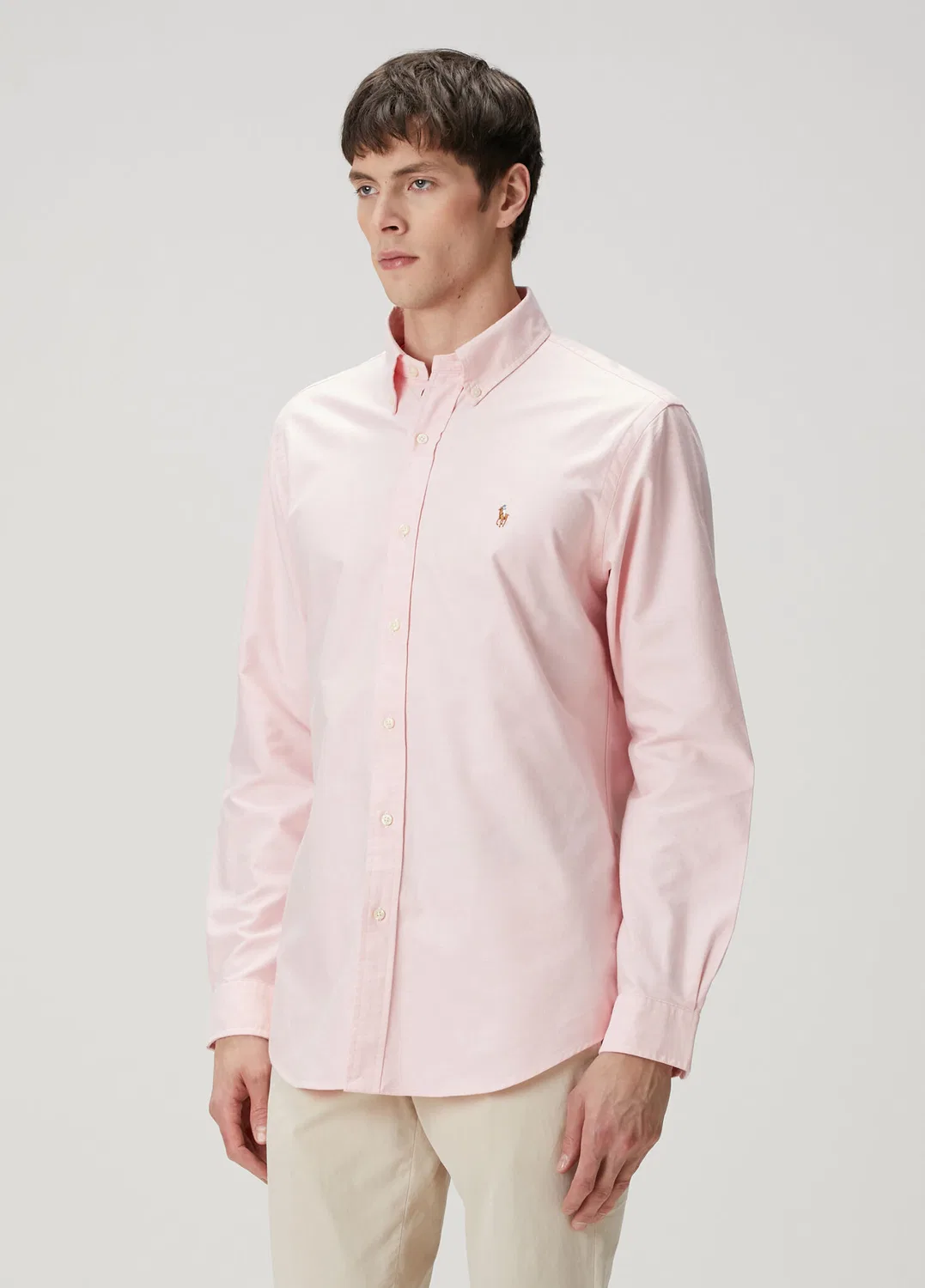 Рубашка Polo Ralph Lauren, pembe — фото 3