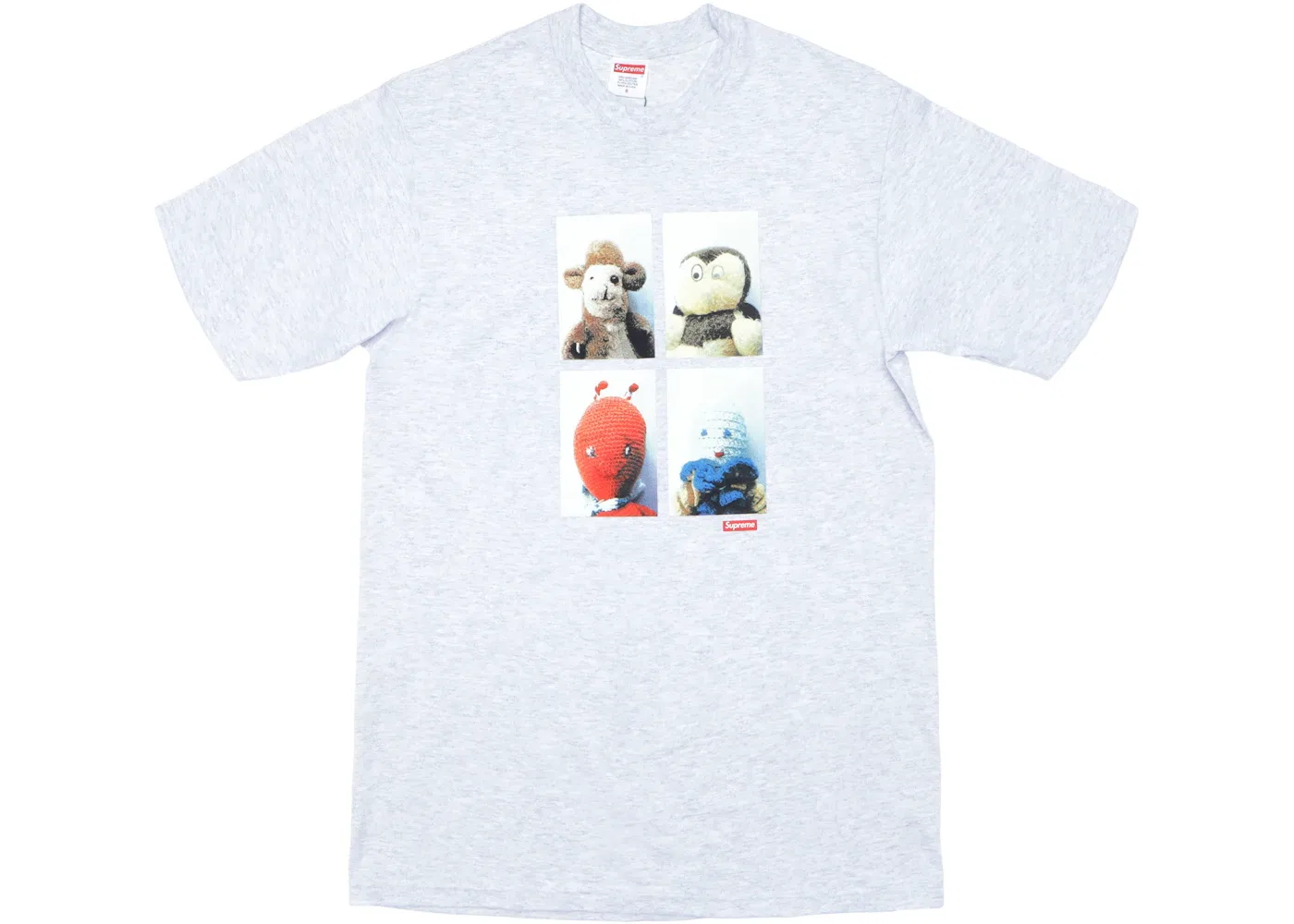Мужская футболка с принтом Supreme AhhYouth! Tee, Ash Grey