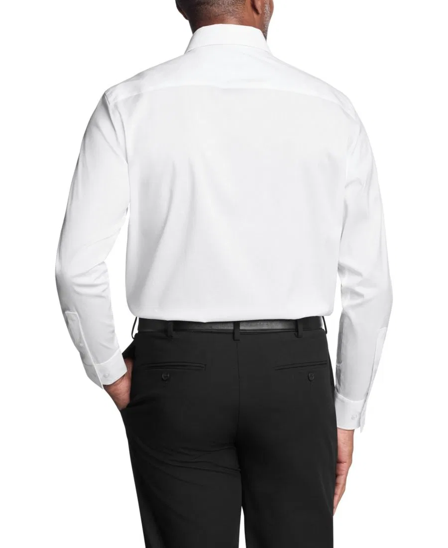 Мужская рубашка классическая с длинным рукавом, extra slim fit Calvin Klein, White — фото 2