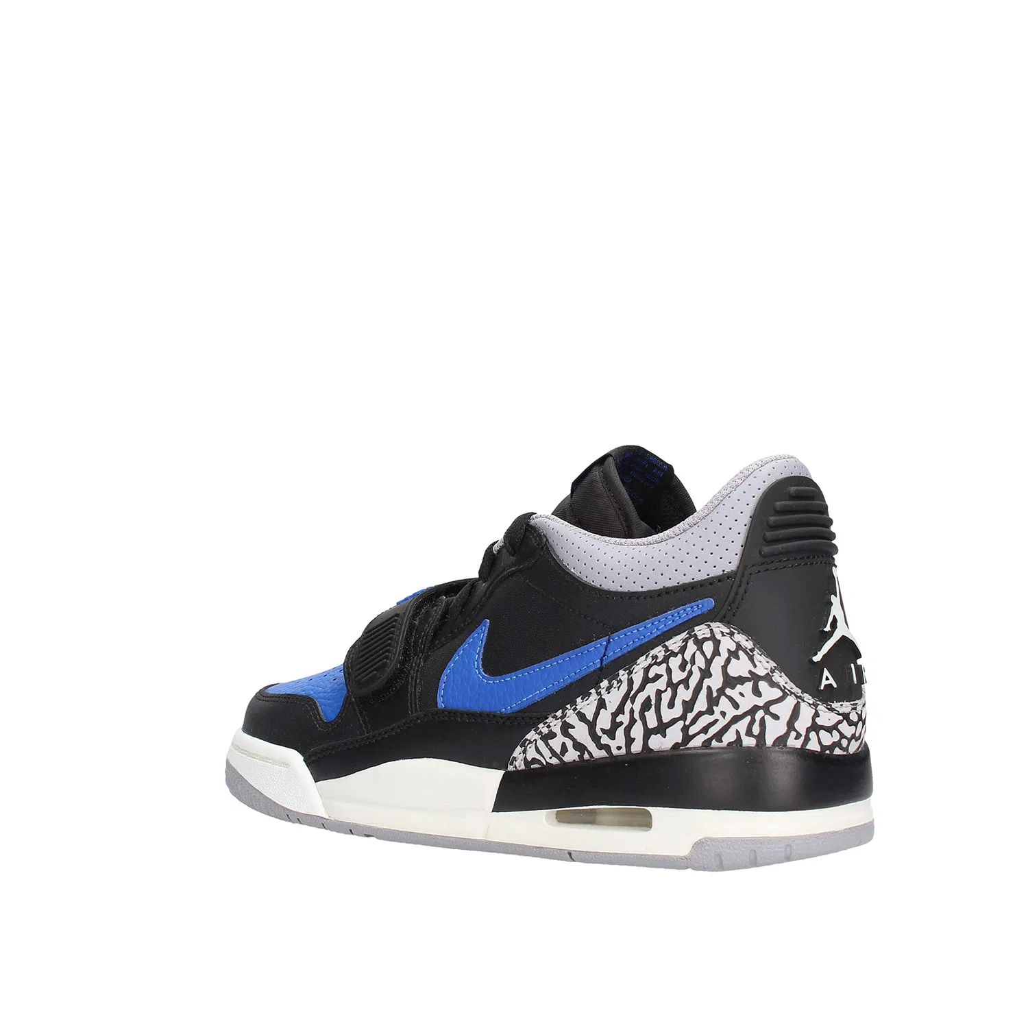 Детские кроссовки для мальчиков с принтом Jordan Legacy 312 Low NIKE, Black Game Royal White — фото 2