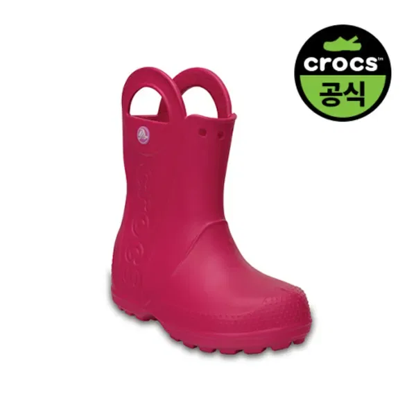 Резиновые сапоги Handle It Rainboots Crocs Kids, розовый — фото 2