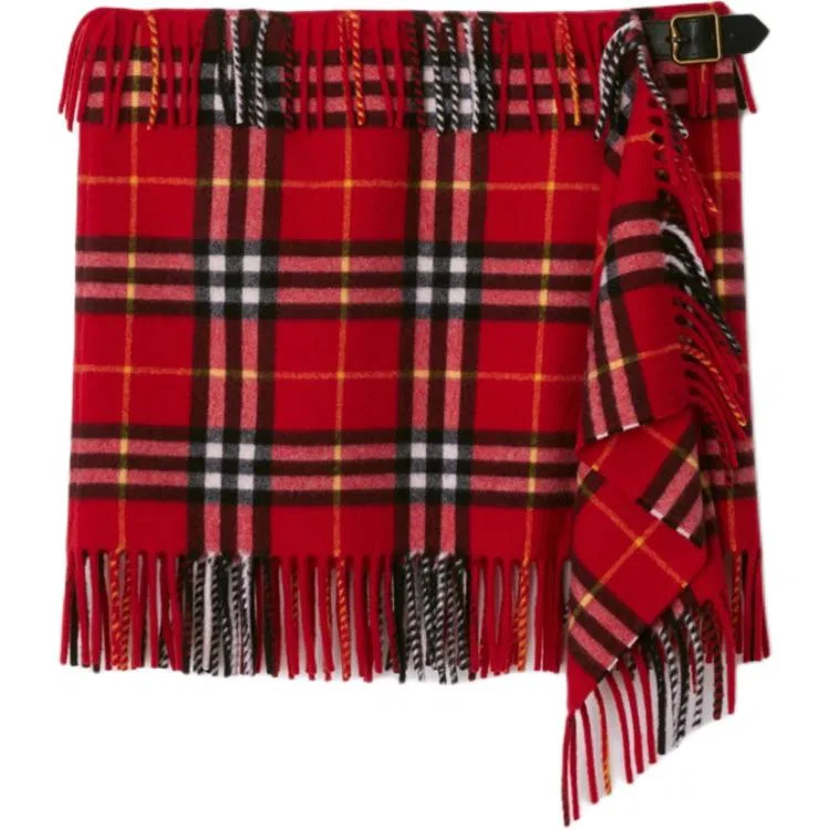Женская юбка короткая с высокой талией Ribes Rubrum Currant Burberry, Ribes Rubrum Currant