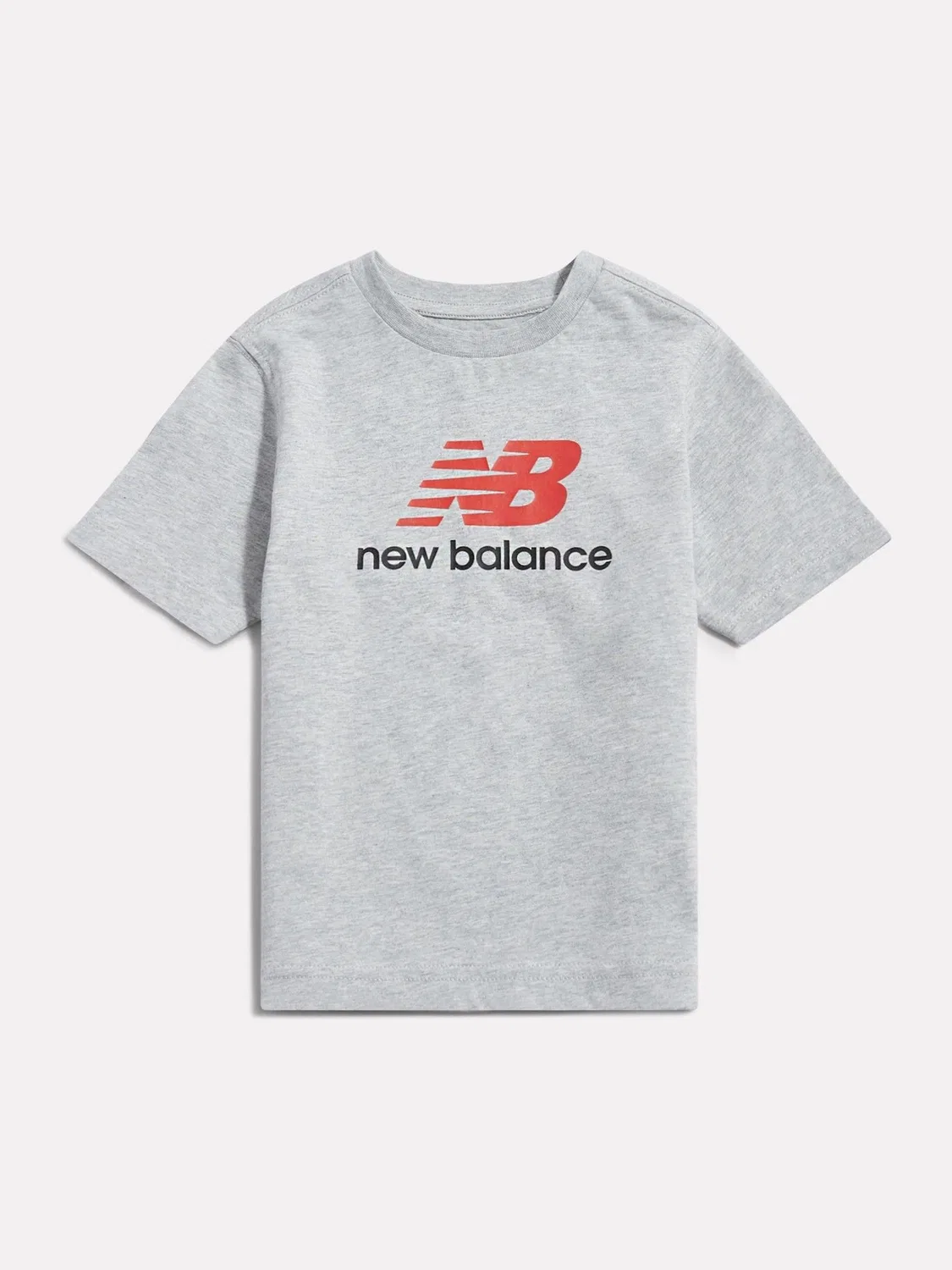 Футболка с логотипом Stacked Logo New Balance, серый