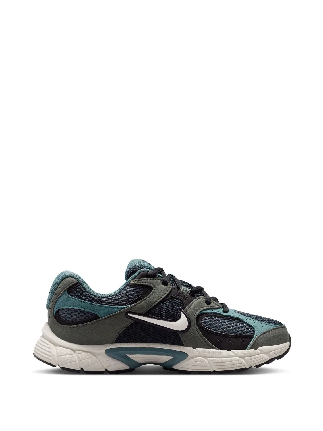 Кроссовки Nike V5 Runner, серо-зеленые — фото 3