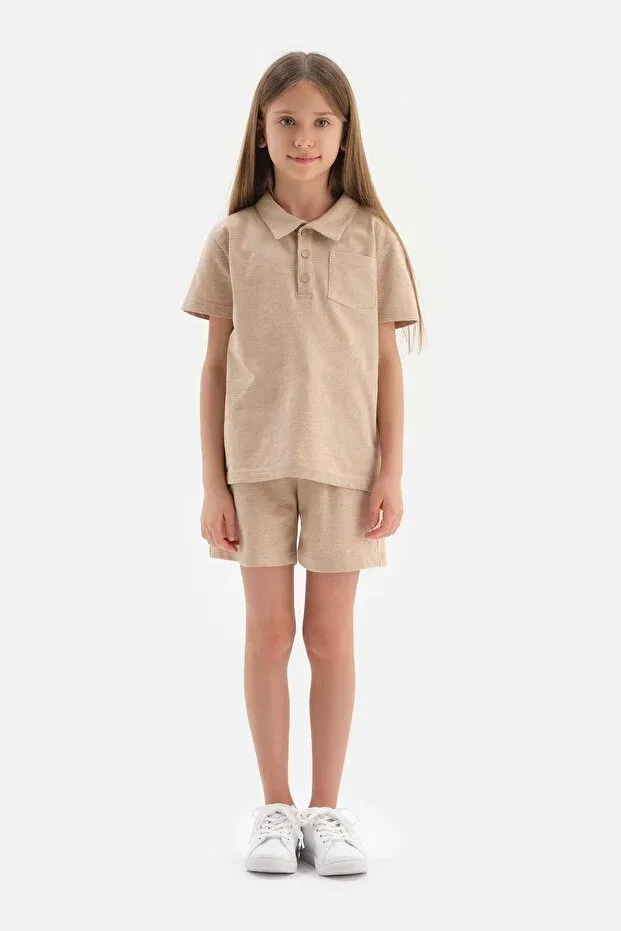 Детские шорты хлопковые Unisex Dagi, Brown — фото 4