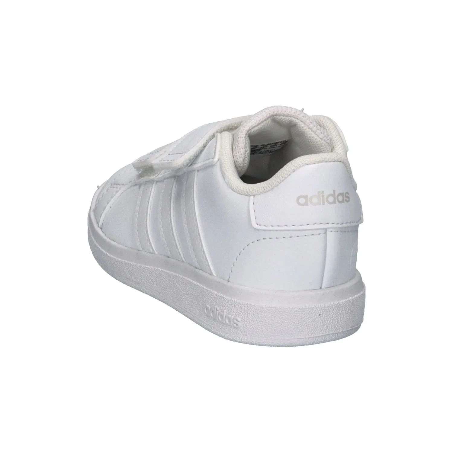 Детские кроссовки на липучке Grand Court 2.0 Cf I Adidas, Ftwr White Ftwr White Grey One — фото 4