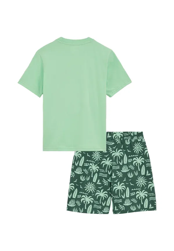 Комплект пижамы, 100% хлопок, Set, We Fashion, Bright Green, ярко-зеленый — фото 2