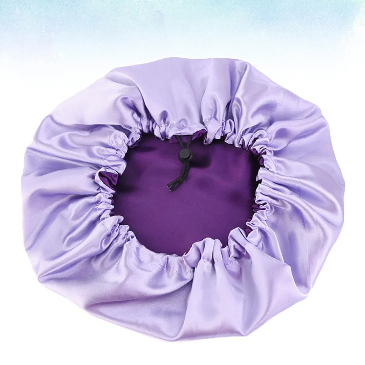 Шапочка для душа Satin, двусторонняя, SEWACC, 30x30 см — фото 3
