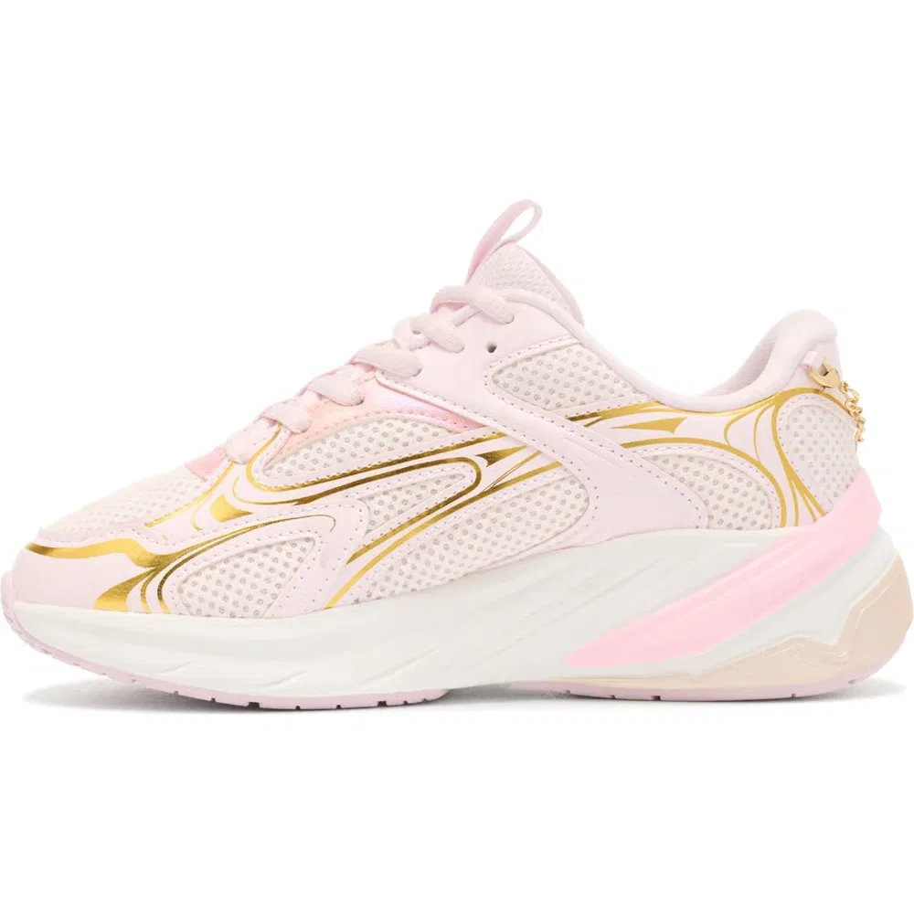 Детские уличные кроссовки S2K Skechers, Pink Metallic Multi — фото 3