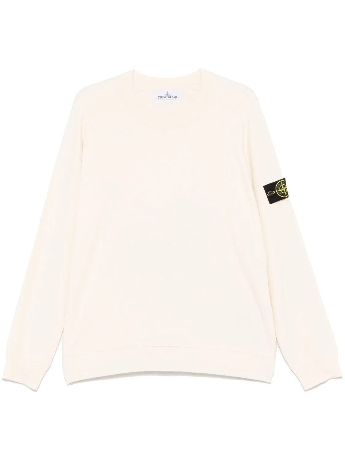 Свитер с компасной нашивкой Stone Island, нейтральные