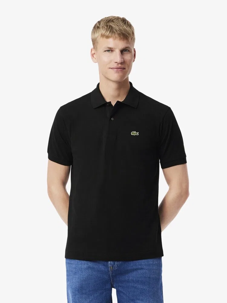 Футболка поло классического кроя L1212 LACOSTE, Black