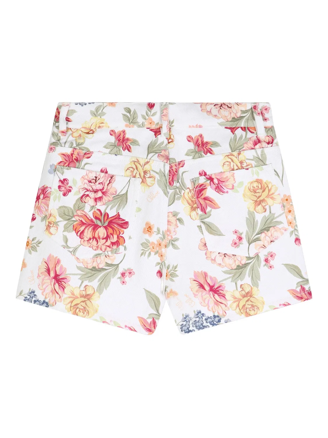 Шорты с floral-узором Chloé, белый — фото 2
