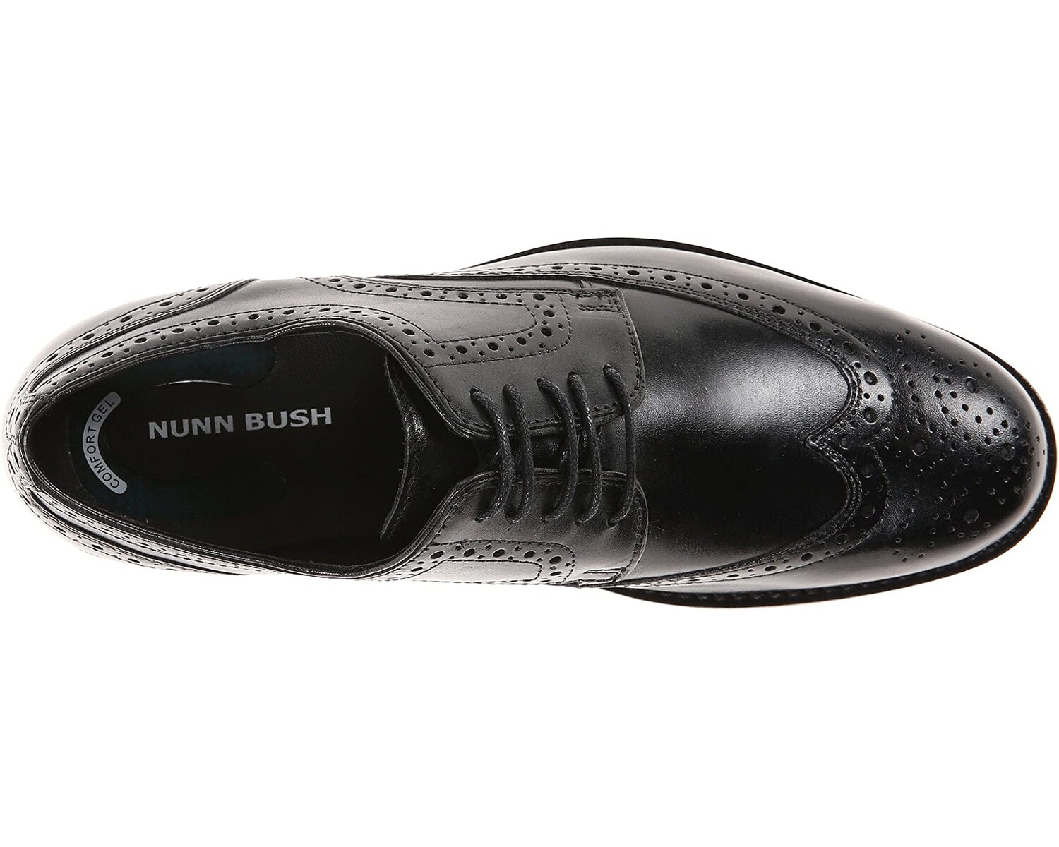 

Оксфорды Nelson Wing Tip Dress Casual Oxford Nunn Bush, черный