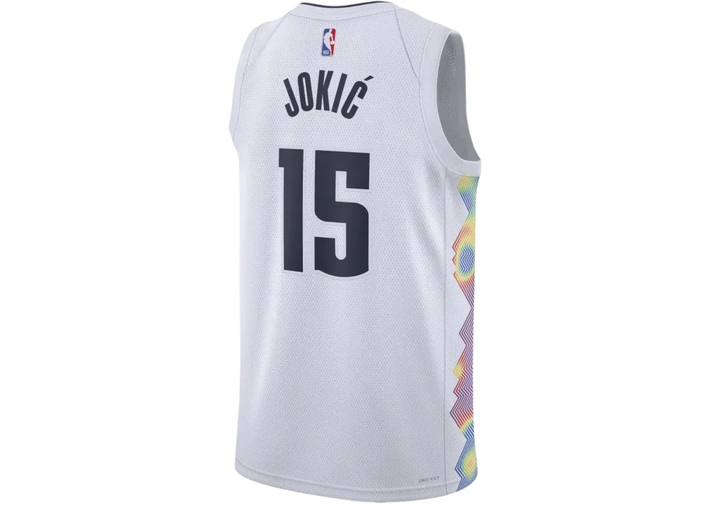 Мужская джерси Nikola Jokic Denver Nuggets 2024/25 Nike, White