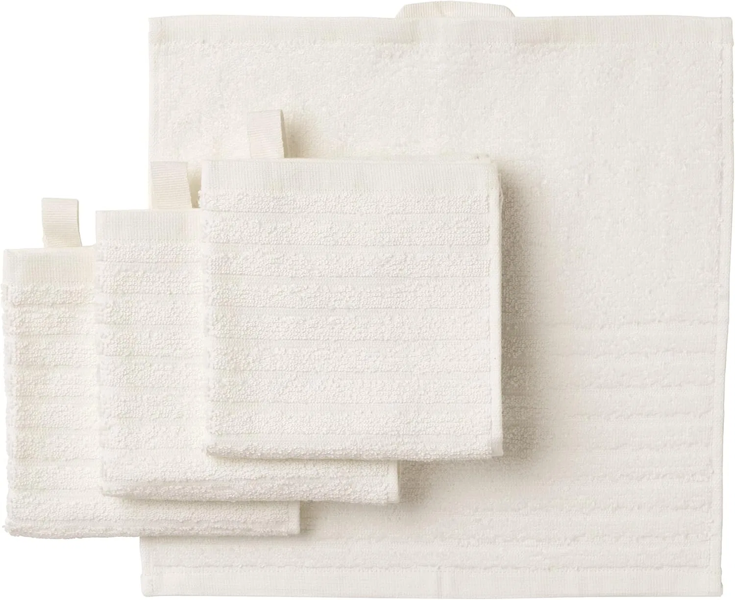 Махровое полотенце для лица VÅGSJÖN, IKEA, 1 шт, 30x30 см, White