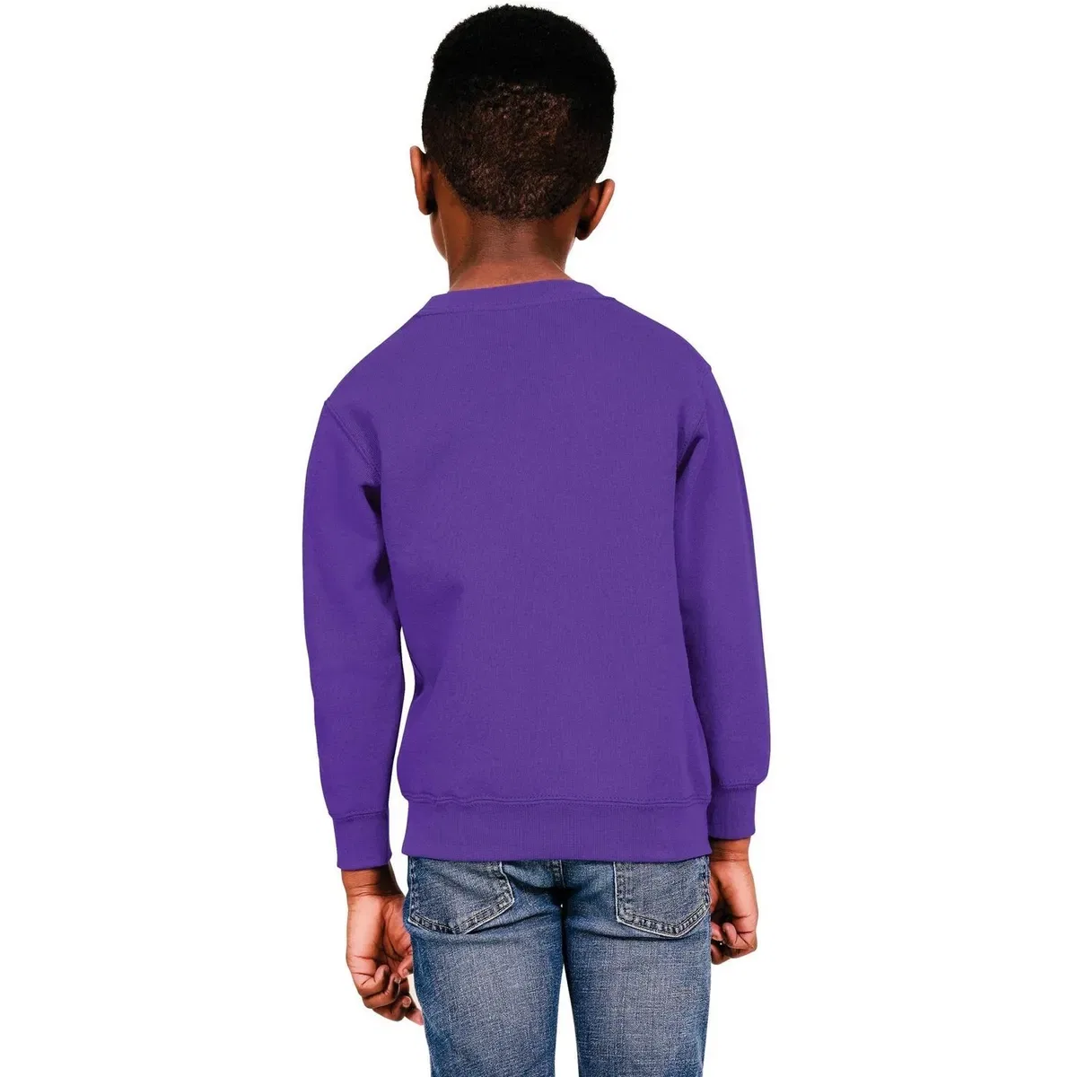 Свитшот из хлопка Casual Classics, Purple — фото 2
