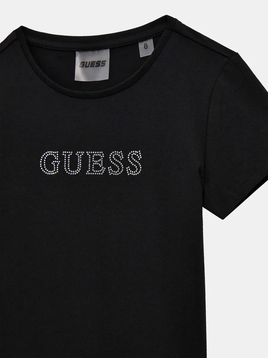 Футболка GUESS 'MINIME' черного цвета — фото 3