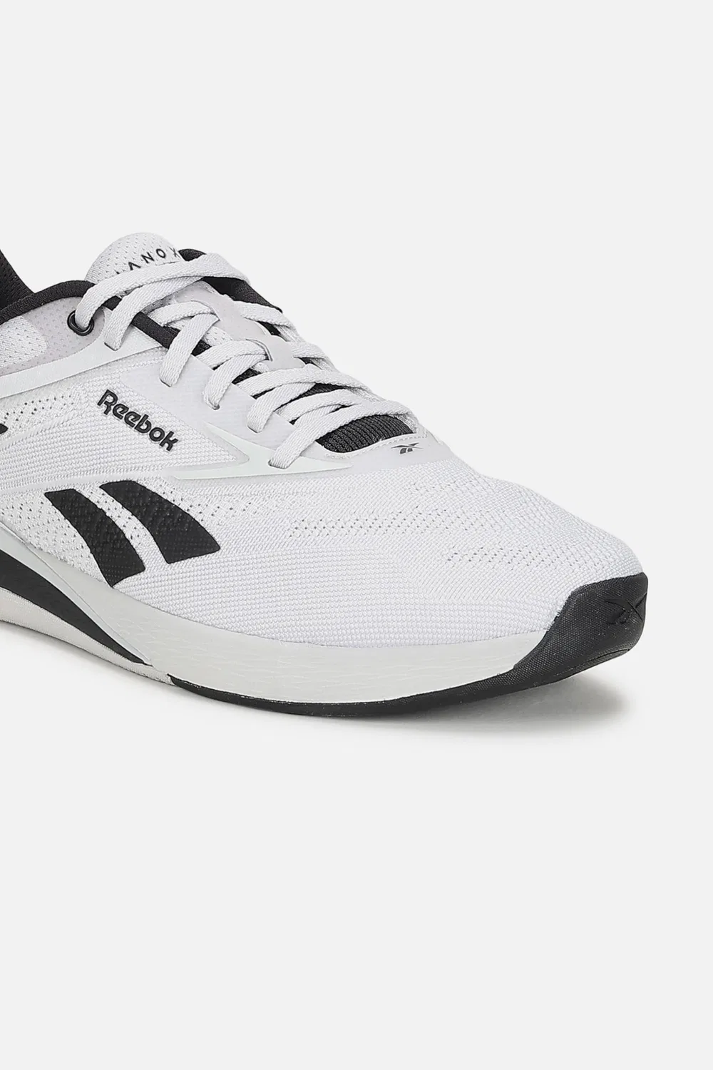 Детские кроссовки для девочек с принтом Nano X5 Reebok, Grey 1 Black — фото 4
