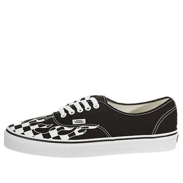 

Кроссовки authentic 'checker flame' Vans, черный
