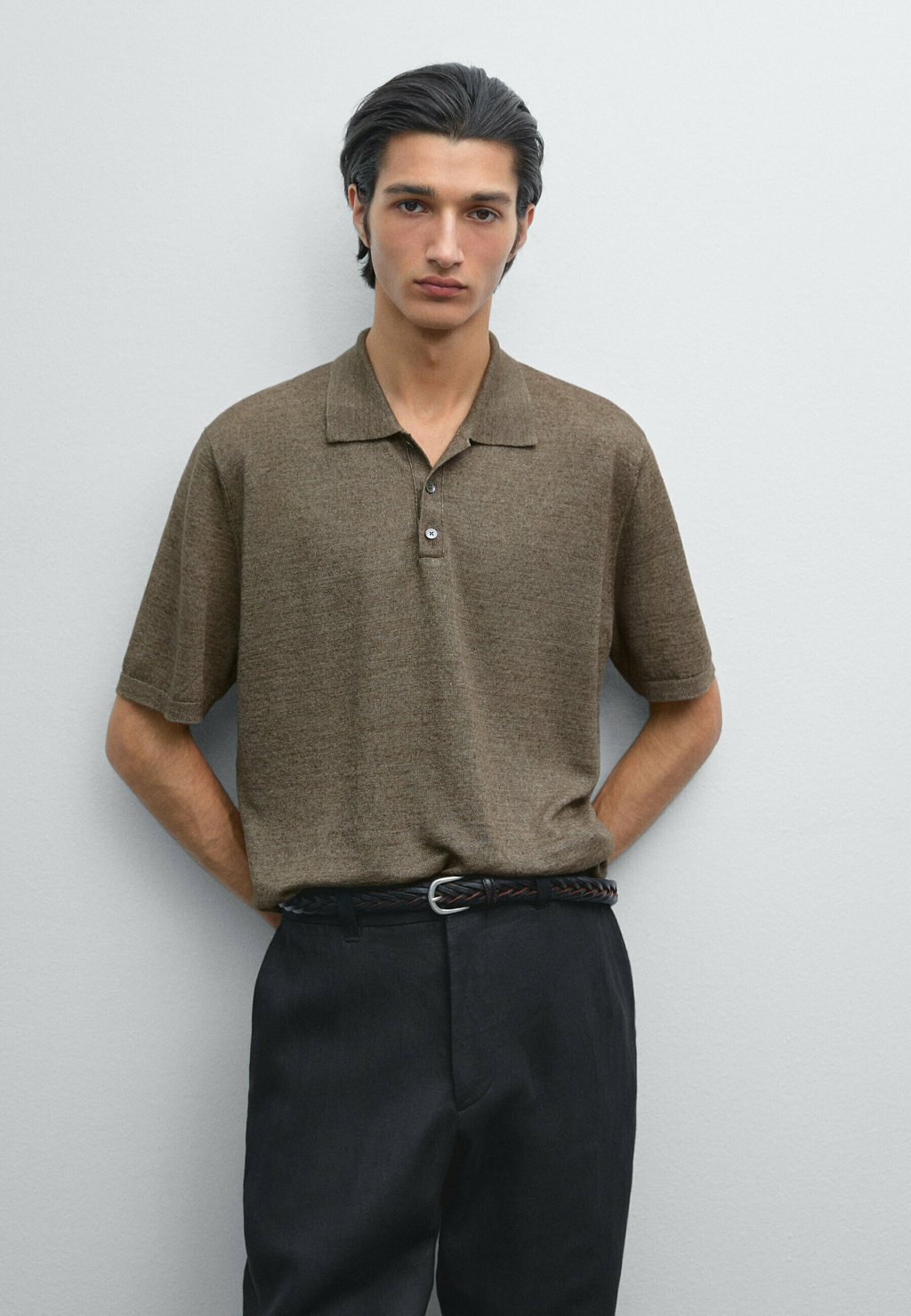 

Рубашка поло Massimo Dutti, Sand