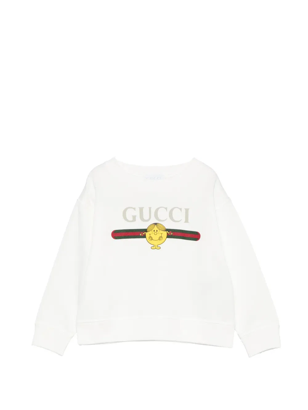 Толстовка с логотипом X Mr. Men Little Miss Gucci Kids, белый