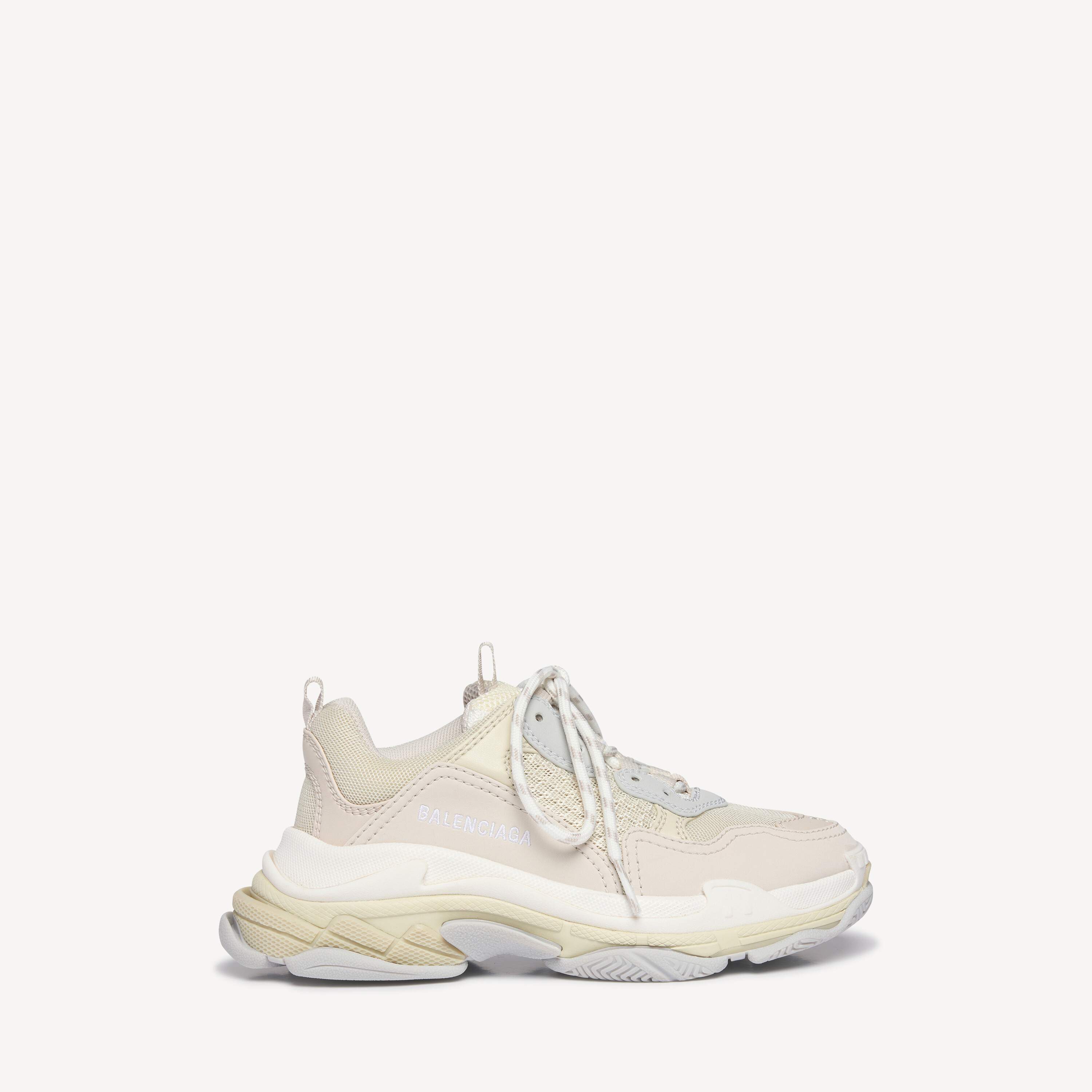 

Детские кроссовки Triple S в цвете "слоновая кость" BALENCIAGA, бежевый