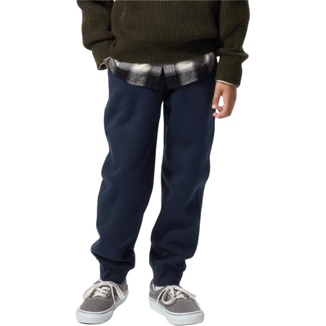 

Детские вязаные спортивные штаны UNIQLO, синий