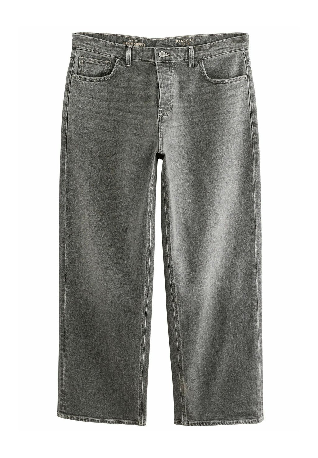 

Джинсы свободного кроя BAGGY -VINTAGE WASH Next, серый