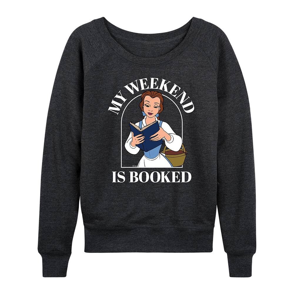 

Легкий свитшот из френч-терри Disney's Beauty and the Beast Belle Weekend Booked, цвет Heather Charcoal