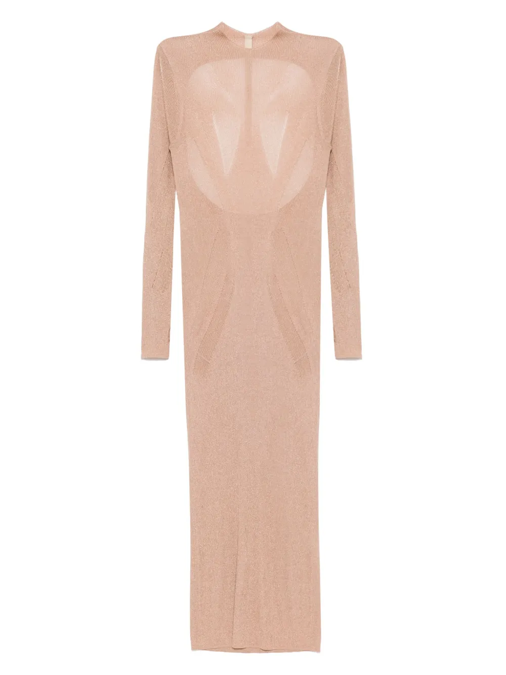 

Трикотажное платье с длинными рукавами OUDE WAAG, коричневый