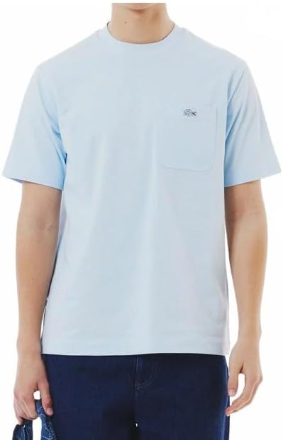 

Футболка LACOSTE Мужская футболка с коротким рукавом и изображением часов в контуре, синий