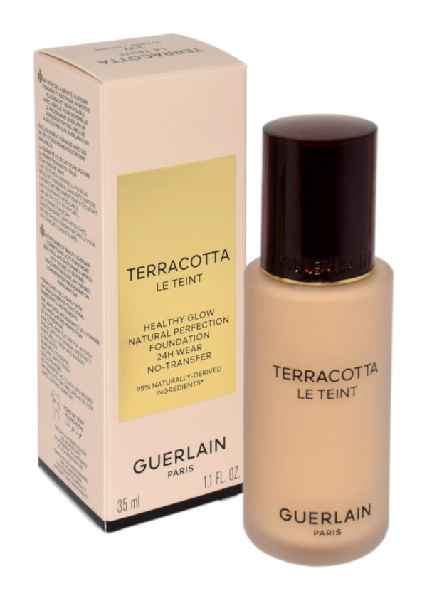 

Guerlain, Терракотовая основа Le Teint Foundation 24h Wear, Тональная основа, N°2w, 35 мл