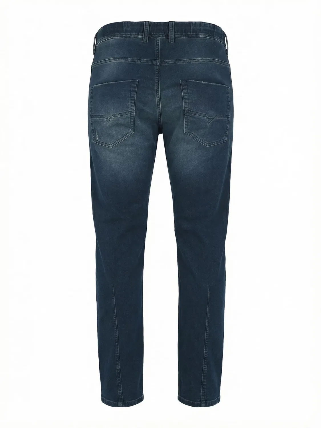 Зауженные джинсы Diesel 2030 D-KROOLEY JOGGJEANS Superstretch & Supersoft темно-синего цвета — фото 3