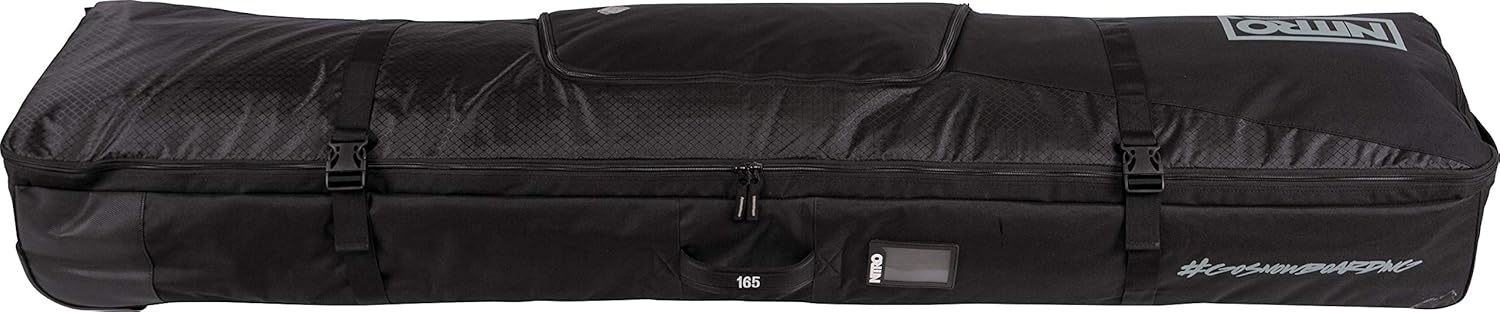 

Сумка для сноуборда Nitro Tracker Wheelie Bag, 169, цвет "угольно-черный", 2019