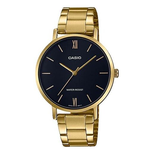

Часы CASIO Quartz Waterproof Black Watch Dial Black Analog, черный
