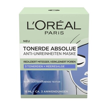 

Tonerde Absolue Маска против пятен 15 мл, L'Oreal