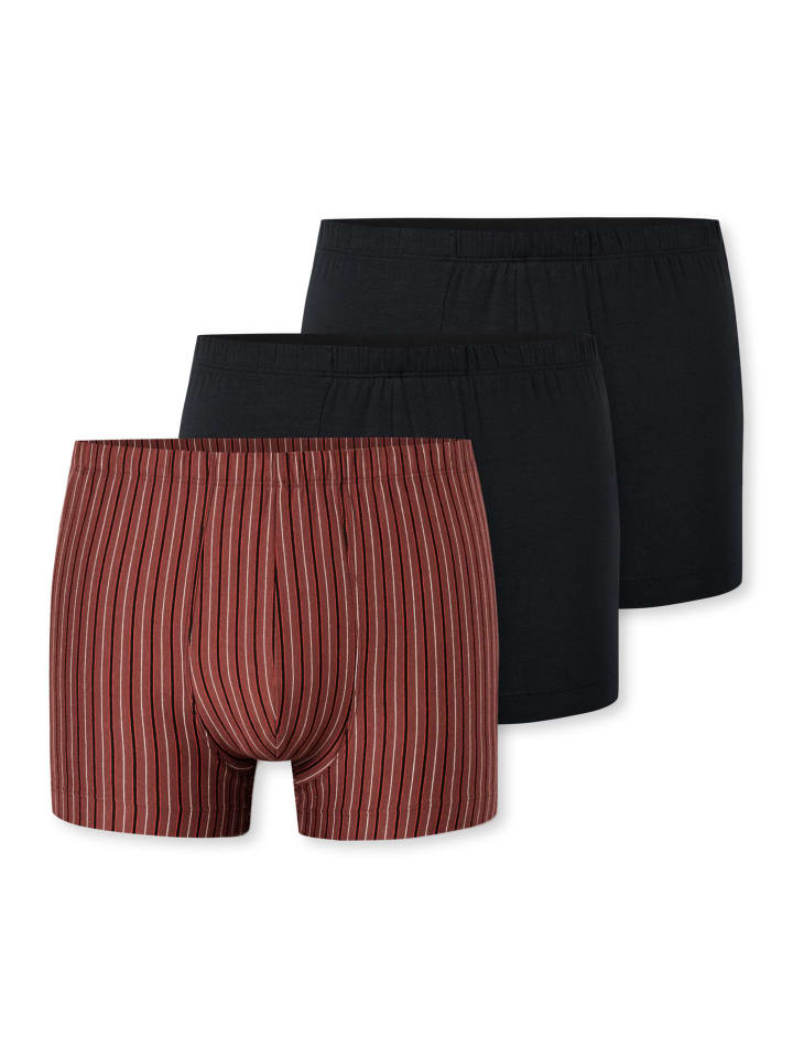 

Schiesser Ретро шорты/брюки 95/5 Essentials - хлопок, черный/красный