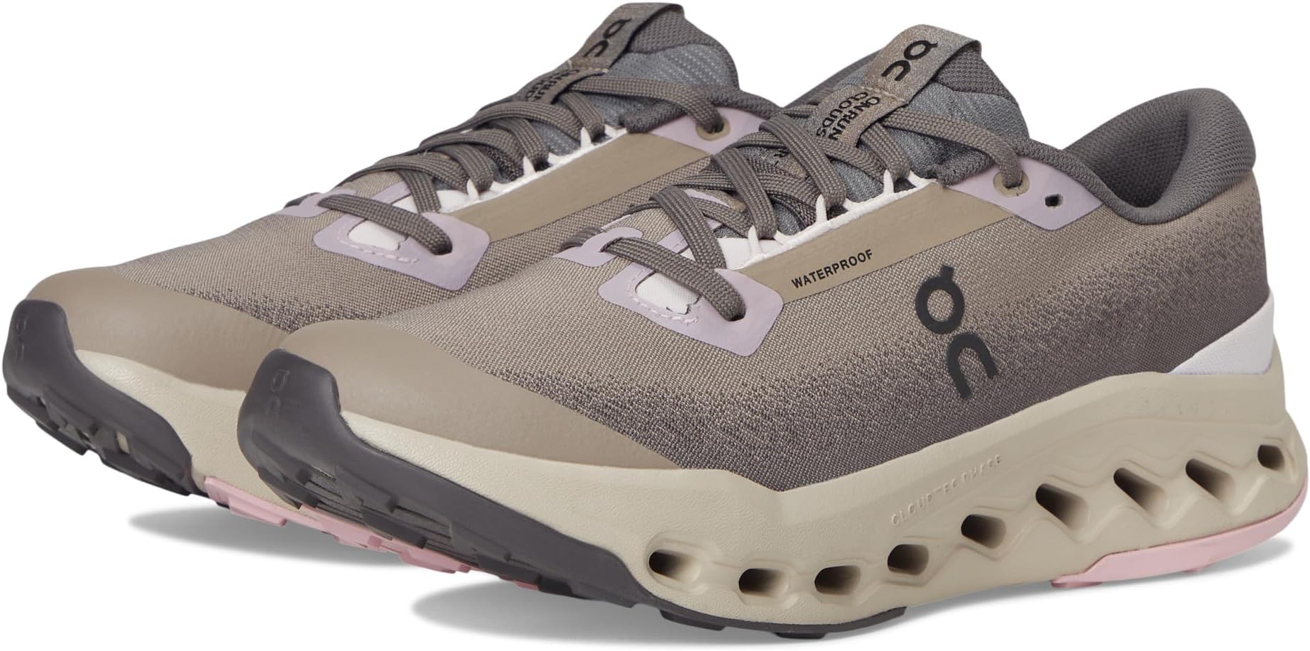 Кроссовки On Cloudsurfer Trail 2 Waterproof, цвет Cinder/Desert
