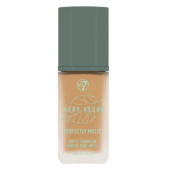 

Матирующий тональный крем для лица натуральный бежевый W7 Very Vegan Perfectly Matte, 30 мл