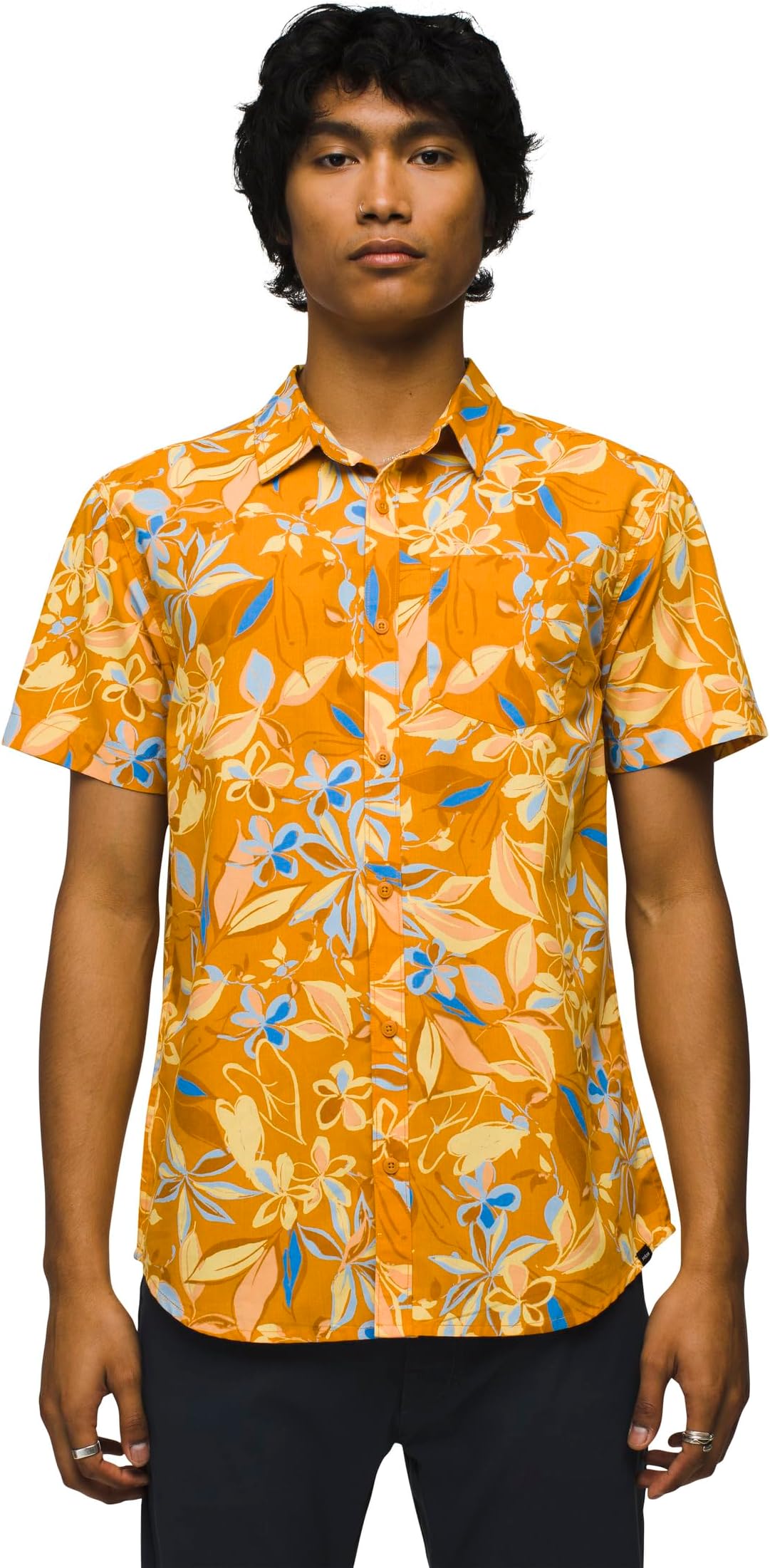 

Рубашка Prana Stimmersee Shirt Standard Slim Fit, цвет Ochre Star Floral